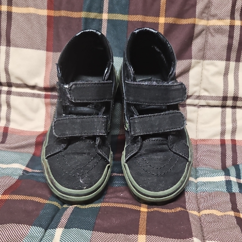 VANS Kids Black High-Top Sneakers